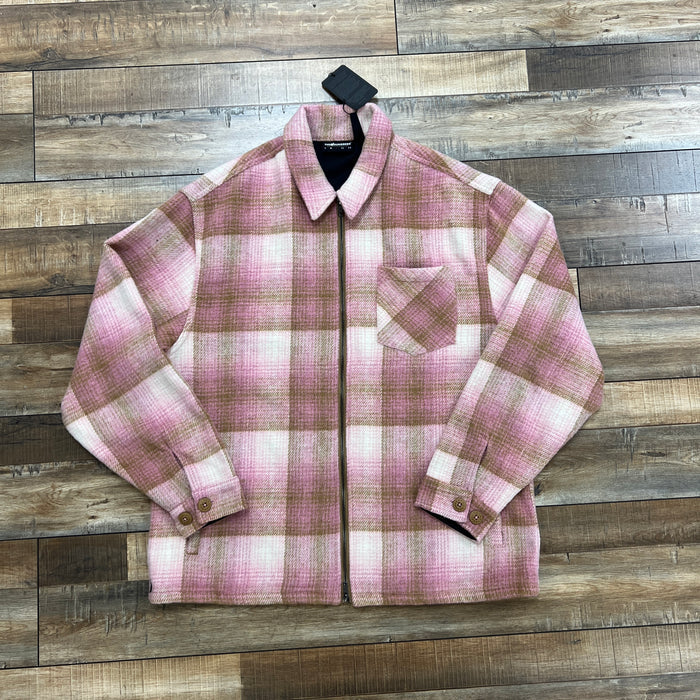 The Hundreds Crew Plaid Zip Up