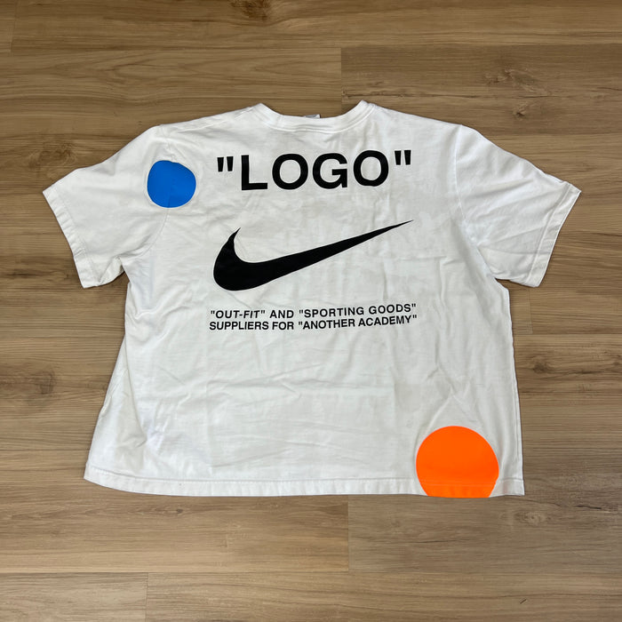 This is a Nike x Off-White Mercurial NRG T-Shirt White