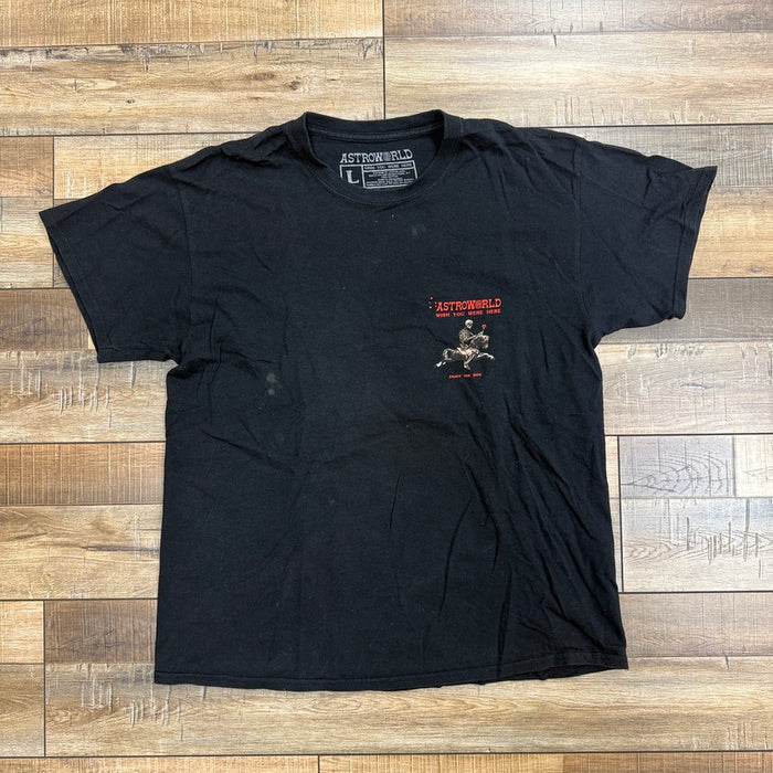 Travis Scott Astroworld Season Pass T-shirt Black
