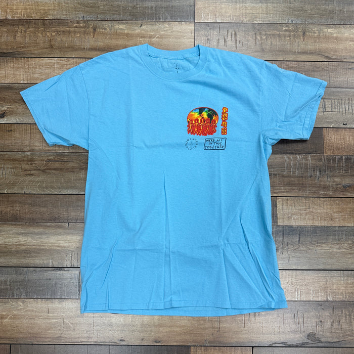 Travis Scott Cactus Jack C/O 2020 T-shirt Light Blue