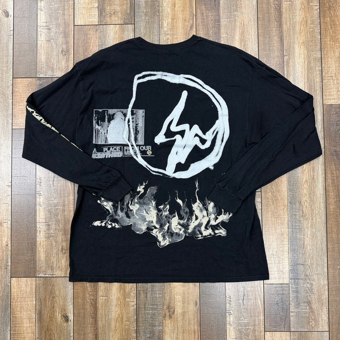 Travis Scott Cactus Jack For Fragment Logo L/S T-shirt