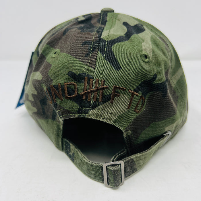 UNDEFEATED Camo Strapback Olive