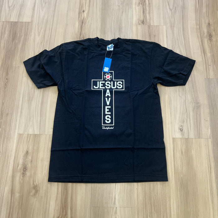 Undefeated "Jesus Saves" Tee Black
