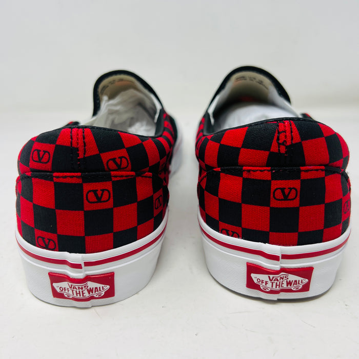 Vans Classic Slip-On Valentino Garavani Checkerboard Cherry Red