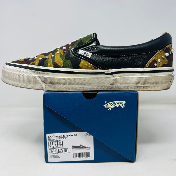Vans LX Classic Slip-On 98 Pearlized Pack Camo Black