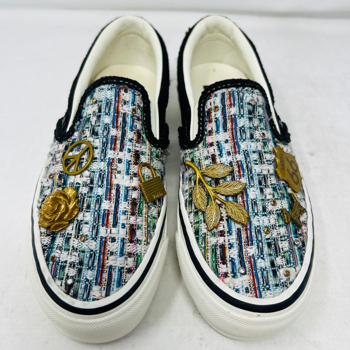 Vans Premium Classic Slip-On Cardigan Black White Sample