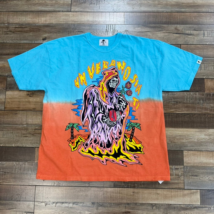 Warren Lotas Bad Bunny Un Verano Sin Ti Ombre T-Shirt Blue