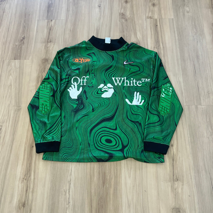 Nike x Off-White Allover Print Jersey Kelly Green